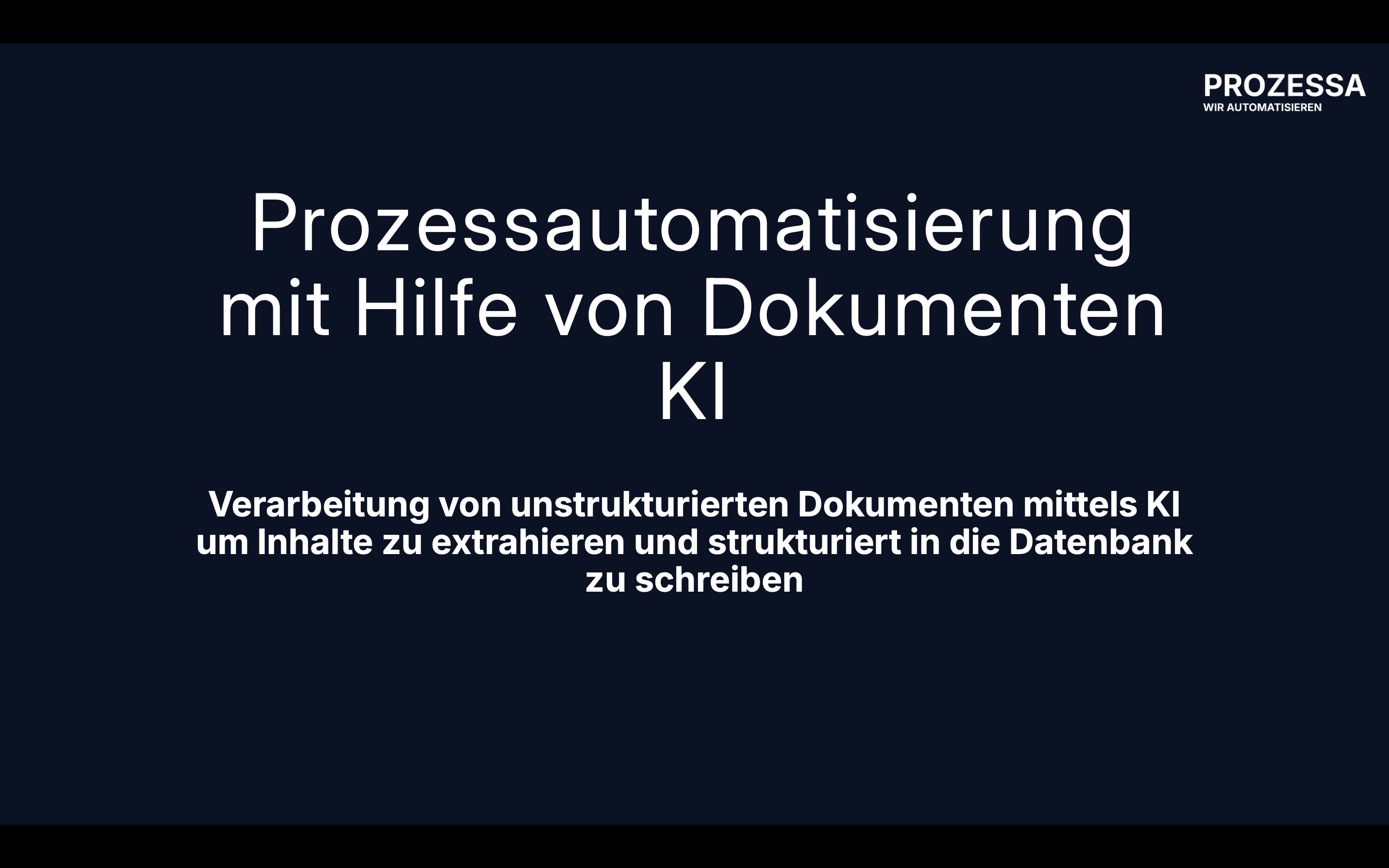 Intelligente Dokumentenverarbeitung